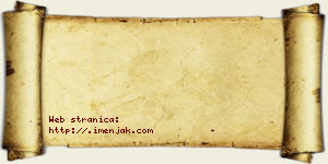 Branimir Stamenković vizit kartica